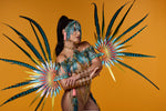 Load image into Gallery viewer, Repasado Monokini with Feathered Arms
