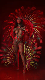 Load image into Gallery viewer, VXN Glam Monokini with Upgrade Backpack with Feather Foot

